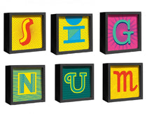 Carica l'immagine nel visualizzatore di Gallery, Decorazione da parte o appoggio "Lettera Luminosa"