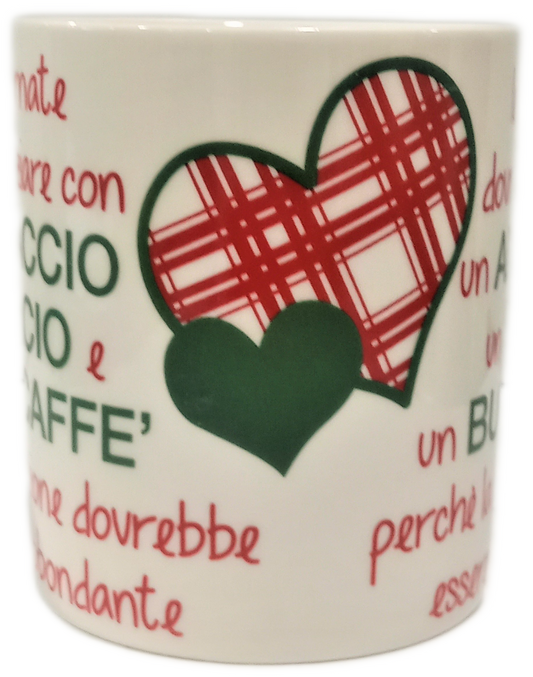 Tazza Mug "TI AMO" con cuori