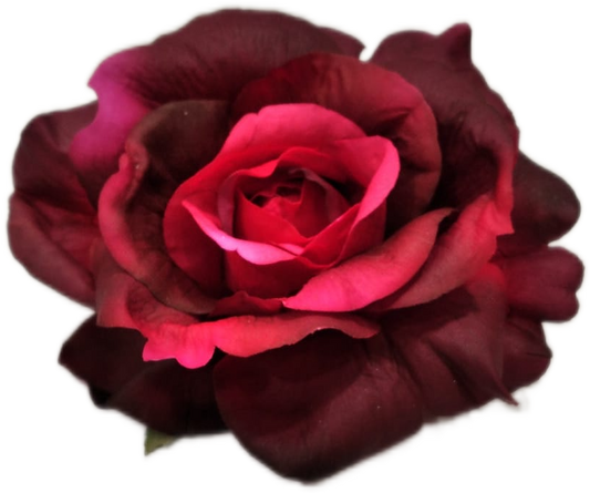 Rosa artificiale con fermaglio a clip "Burgundy" Jordan massima fioritura