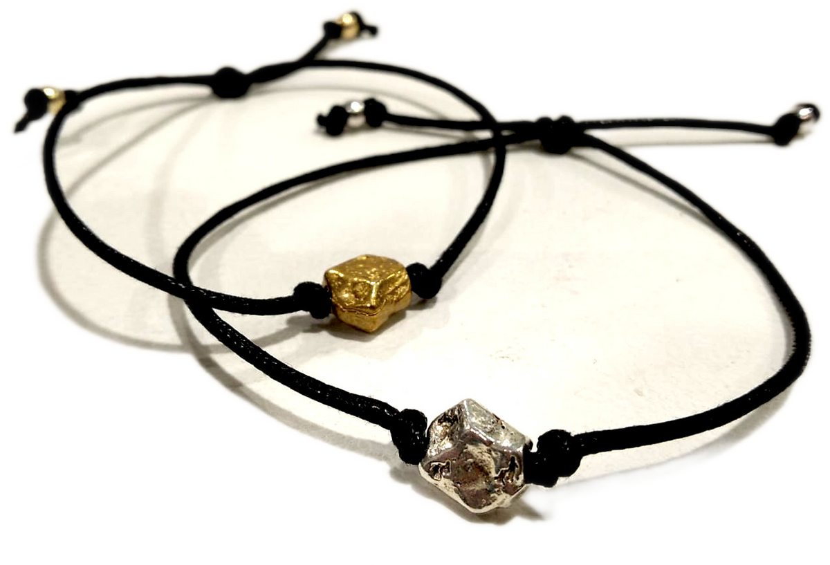 Bracciale realizzato a mano "Pepita" (disponibile in due varianti)