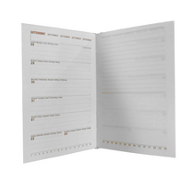 Carica l'immagine nel visualizzatore di Gallery, Agenda settimanale verticale con note Kaos 10x14 "Claude Monet - Ninfee"