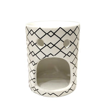 Carica l'immagine nel visualizzatore di Gallery, Brucia essenza in ceramica "Optical" Scentchips bianco