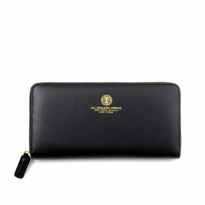 Portafogli a due comparti in pelle con zip Spalding & Bros (disponibile in due varianti)