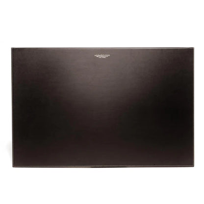 Sottomano monospecchio in pelle rigenerata "Brown Desk" A.G Spalding & Bros