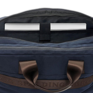 Cartella portapc 15,6" a due manici in tessuto a doppio scomparto "Smart" A.G. Spalding & Bros blu
