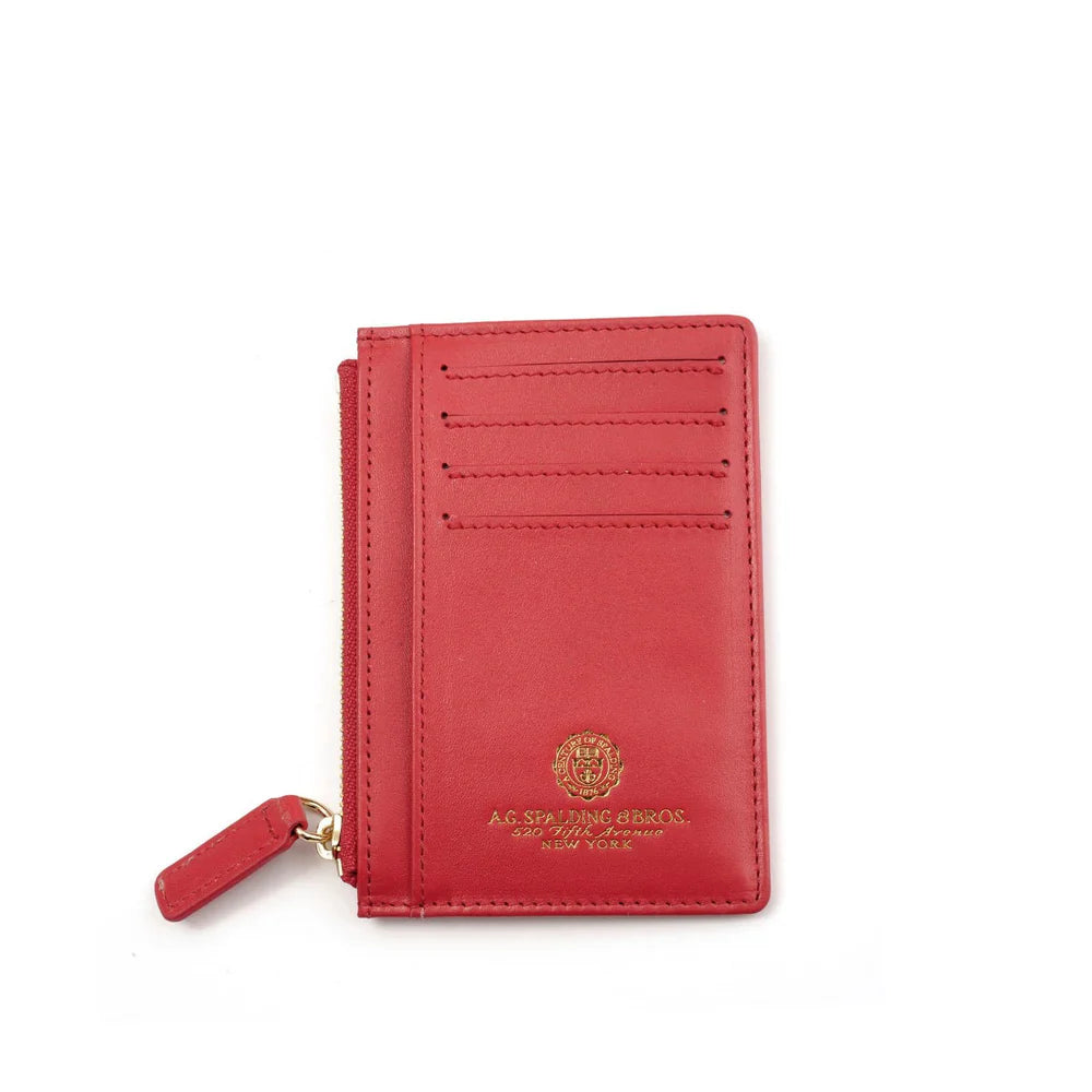 Portacarte di credito con zip Spalding & Bros (disponibile in due varianti)