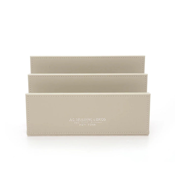 Porta corrispondenza in pelle rigenerata 