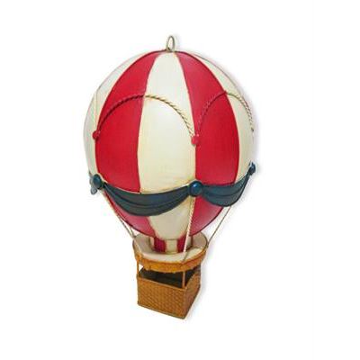 Modellino in latta dipinta "Mongolfiera"