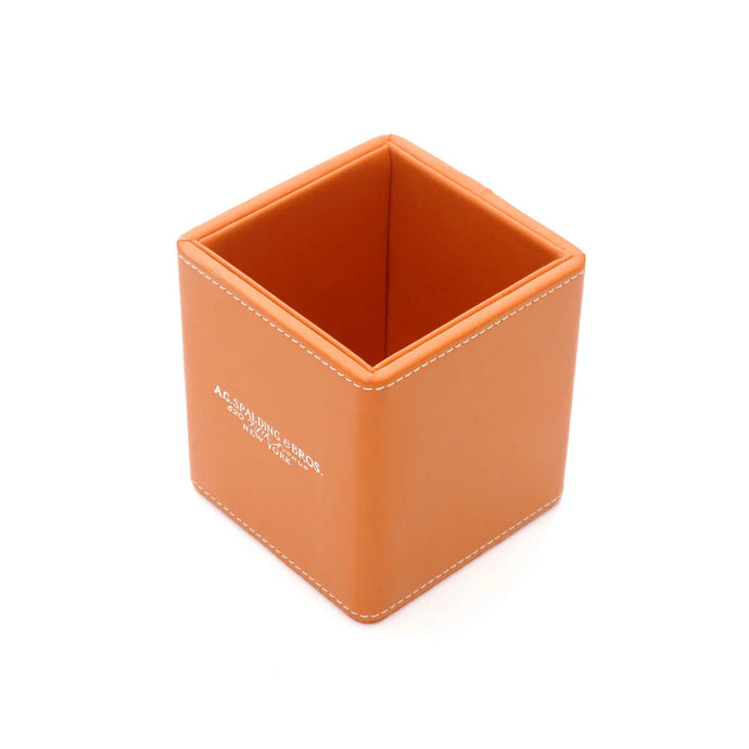 Bicchiere Portapenne in ecopelle 