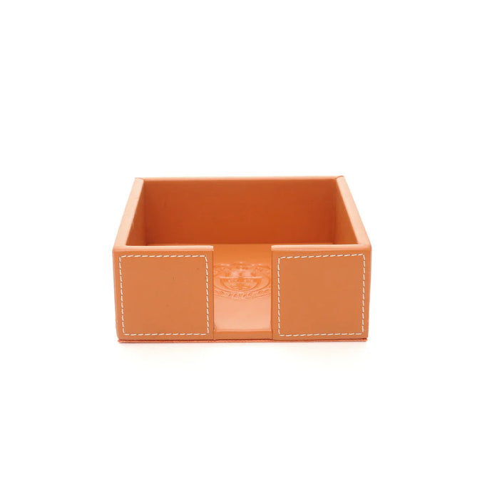 Porta notes quadrato in ecopelle 