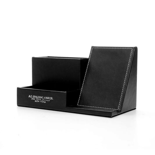 Portapenne/Telefono in pelle rigenerata "Black Desk" A.G. Spalding & Bros
