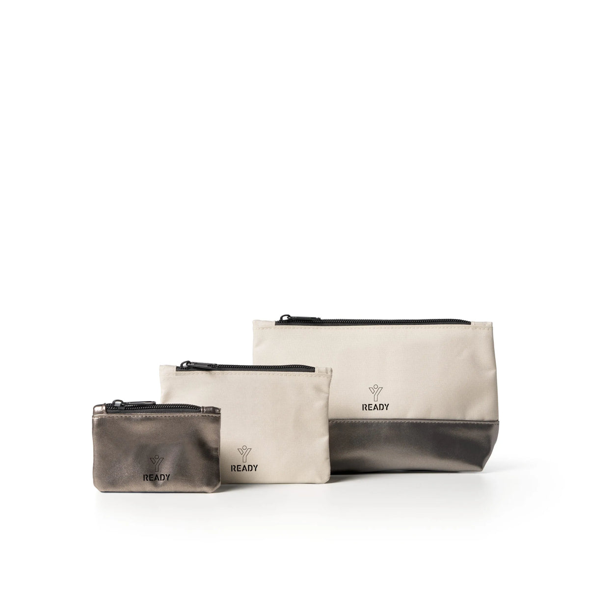 Set 3 pochette make up "Ready Elle" InTempo (disponibili in due varianti)