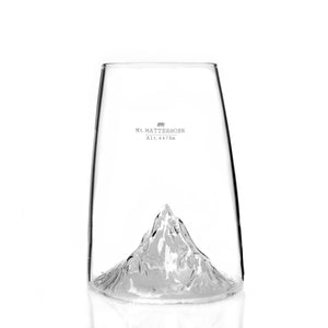 Bicchiere da long drink o birra "Topographic: Matterhorn"
