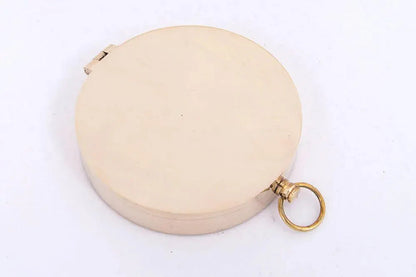 Bussola in ottone con custodia in legno "Batela"