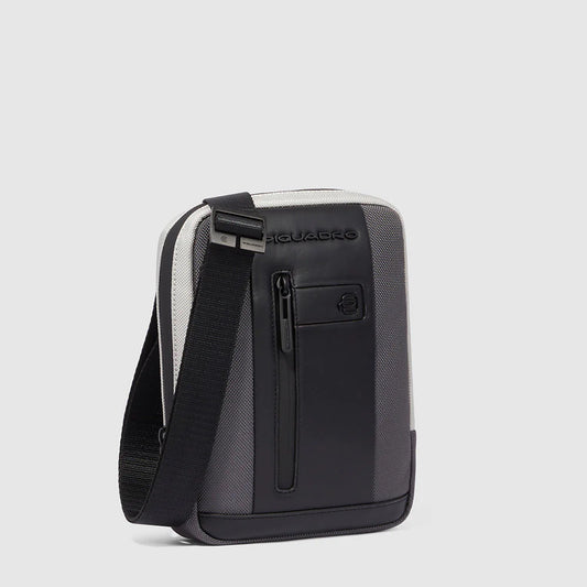Borsello porta iPad®mini in tessuto e pelle "Brief 2 Special" Piquadro