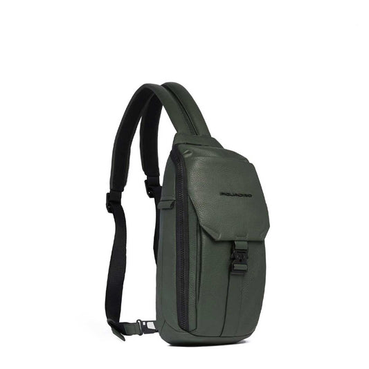 Monospalla porta iPad® in pelle "Than" Piquadro