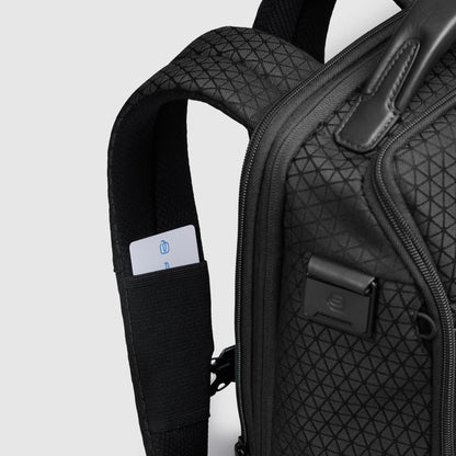 Zaino modulare da viaggio porta pc 15,6 in tessuto tecnico con beauty rimovibile "Hexagon" Piquadro (disponibile in due colori)