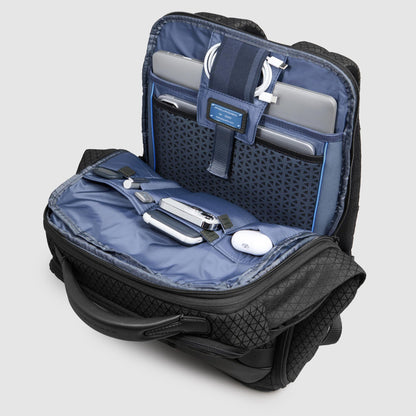 Zaino modulare da viaggio porta pc 15,6 in tessuto tecnico con beauty rimovibile "Hexagon" Piquadro (disponibile in due colori)