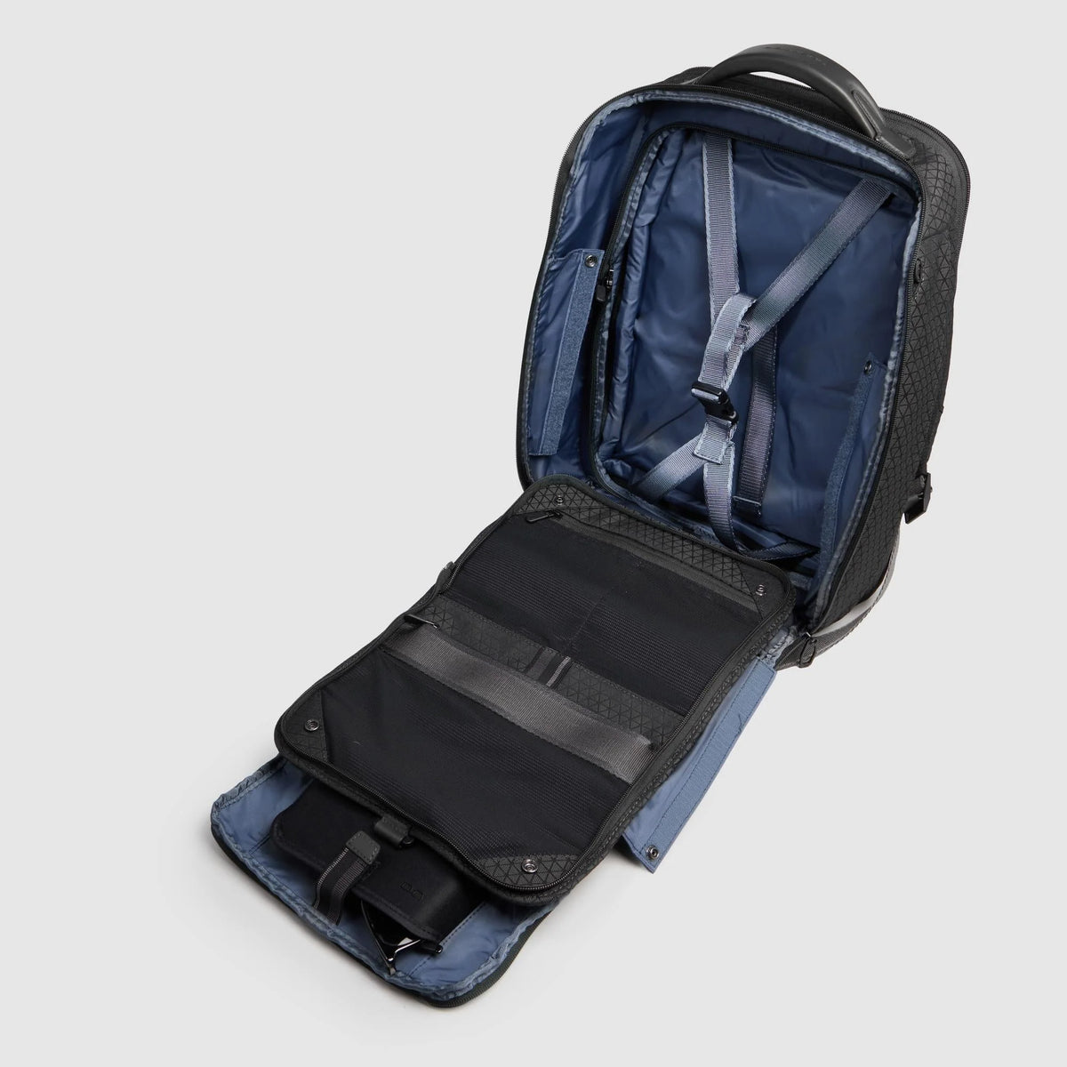 Zaino modulare da viaggio porta pc 15,6 in tessuto tecnico con beauty rimovibile "Hexagon" Piquadro (disponibile in due colori)