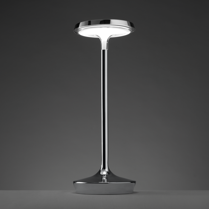 Lampada in alluminio dorato "Calypso"
