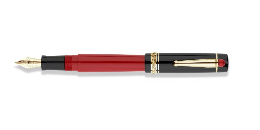 Penna stilografica con cornetto scaramantico "Wè Smorfia Gold" edizione numerata Delta