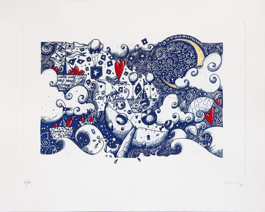 Grafica di Andrea Agostini "Ecco la gioia"