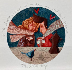 Grafica di Federica Porro "Il Buongiorno si vede da chi hai vicino"