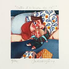 Grafica di Federica Porro "Tutto l'amore che c'è"