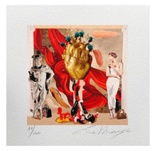 Carica l'immagine nel visualizzatore di Gallery, Grafica incorniciata di La Rouge "Golden Heart"
