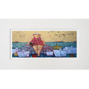 Grafica di Lisandro Rota "L'affittabarche"