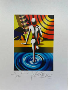 Grafica di Mark Kostabi:"Contact Point"