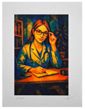 Carica l'immagine nel visualizzatore di Gallery, Grafica incorniciata di Pier: "Dottoressa"
