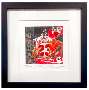 Grafica incorniciata di La Rouge "Air Jordan"
