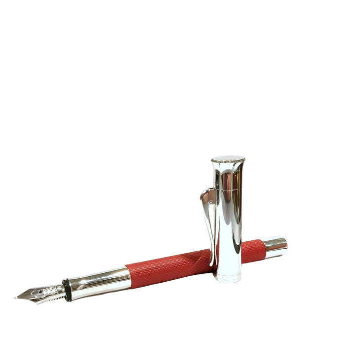 Penna stilografica Graf Von Faber-Castell Guilloche Corallo