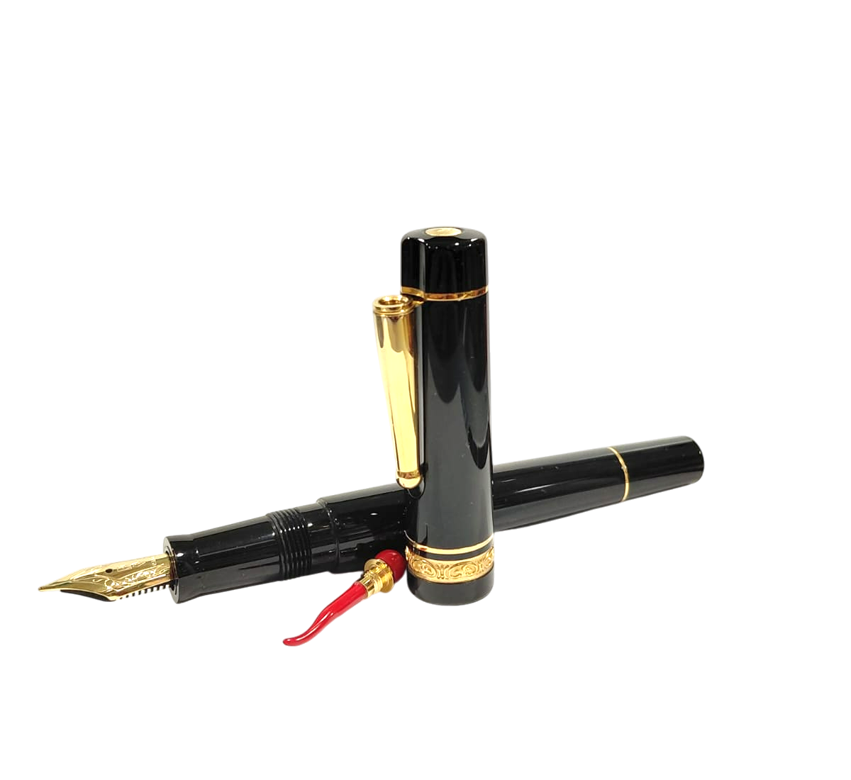 Penna stilografica con cornetto scaramantico "Wè Smorfia Gold" edizione numerata Delta