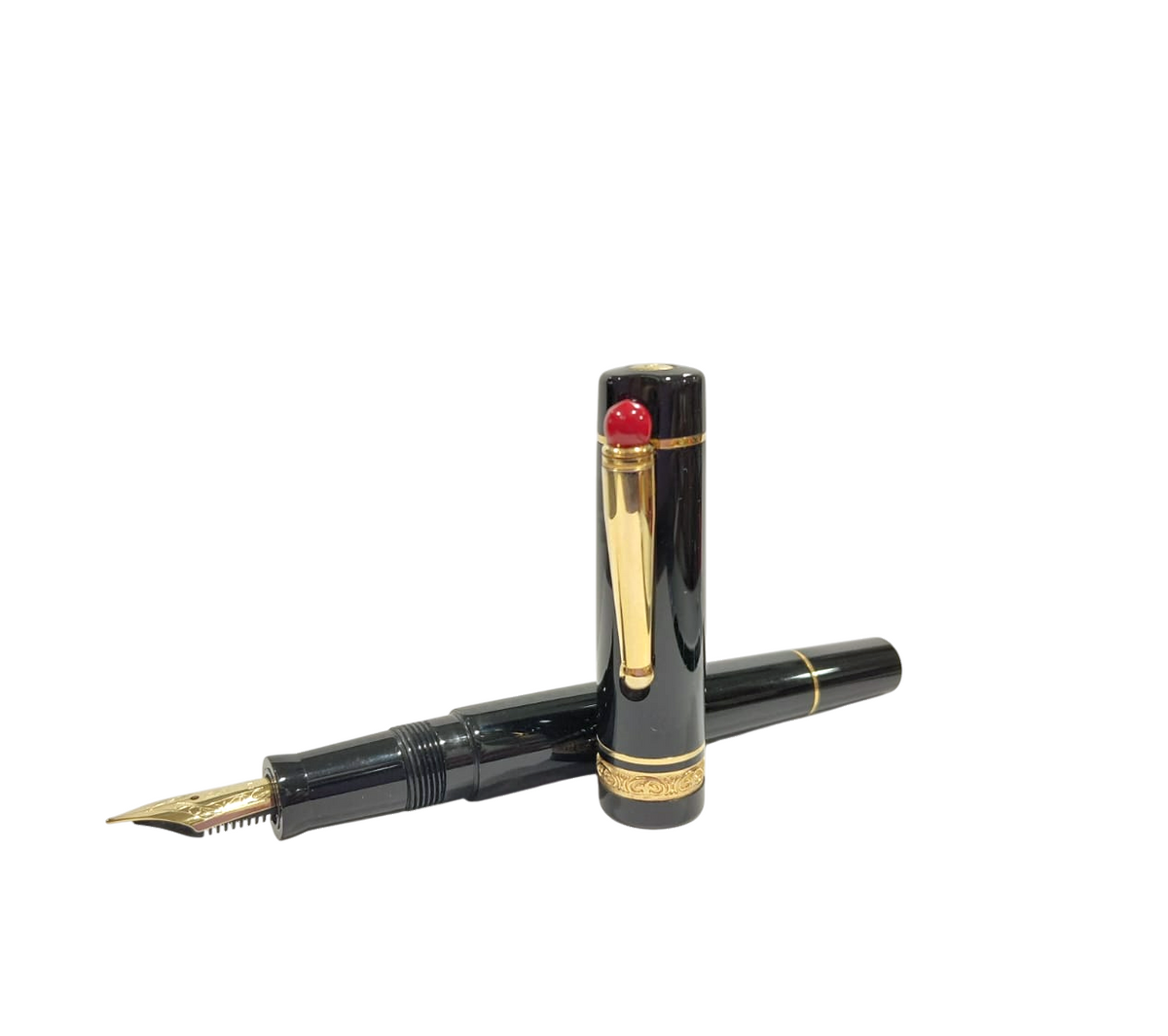 Penna stilografica con cornetto scaramantico "Wè Smorfia Gold" edizione numerata Delta