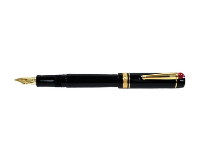 Penna stilografica con cornetto scaramantico "Wè Smorfia Gold" edizione numerata Delta