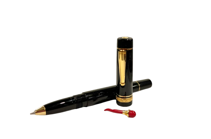 Penna roller con cornetto scaramantico 