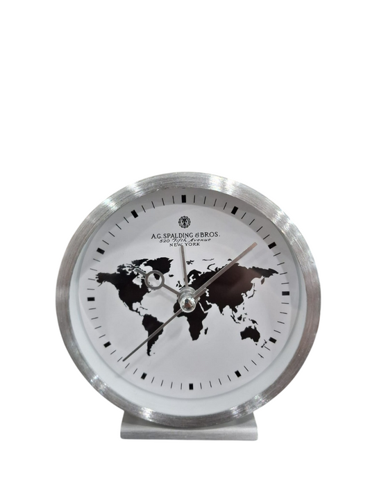 Orologio sveglia in alluminio "Continental" A. G. Spalding & Bros (disponibile in due varianti colore)