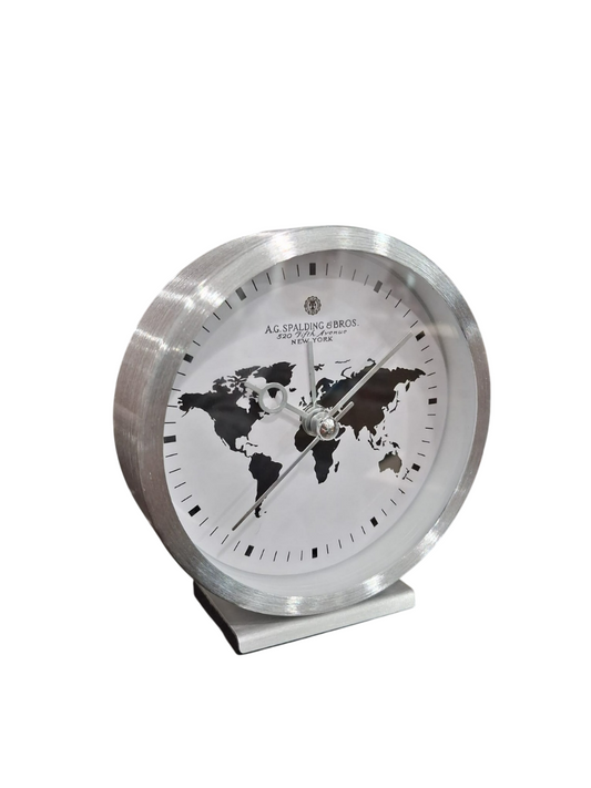 Orologio sveglia in alluminio "Continental" A. G. Spalding & Bros (disponibile in due varianti colore)