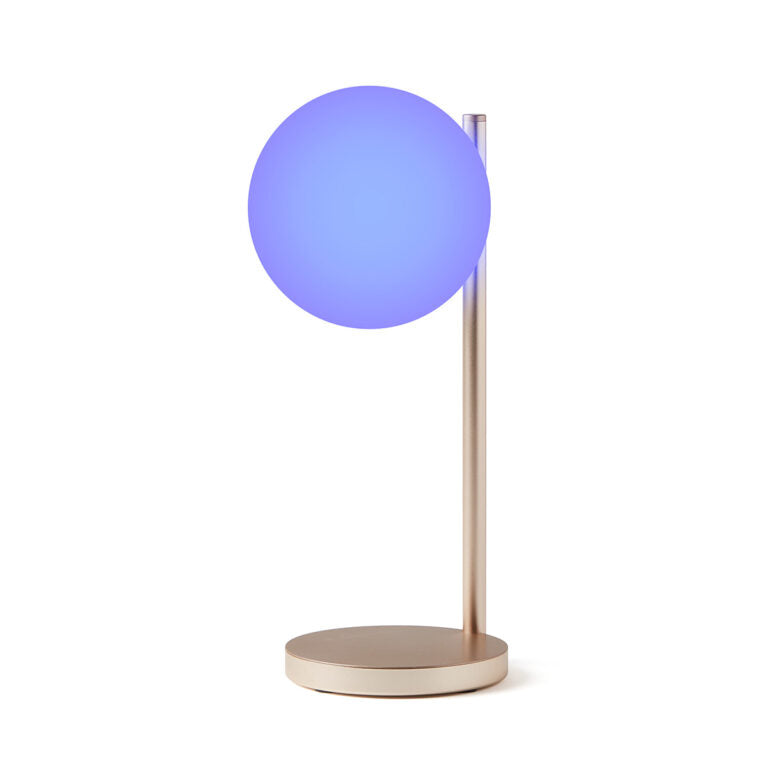Lampada con stazione di ricarica wireless "Bubble" Lexon
