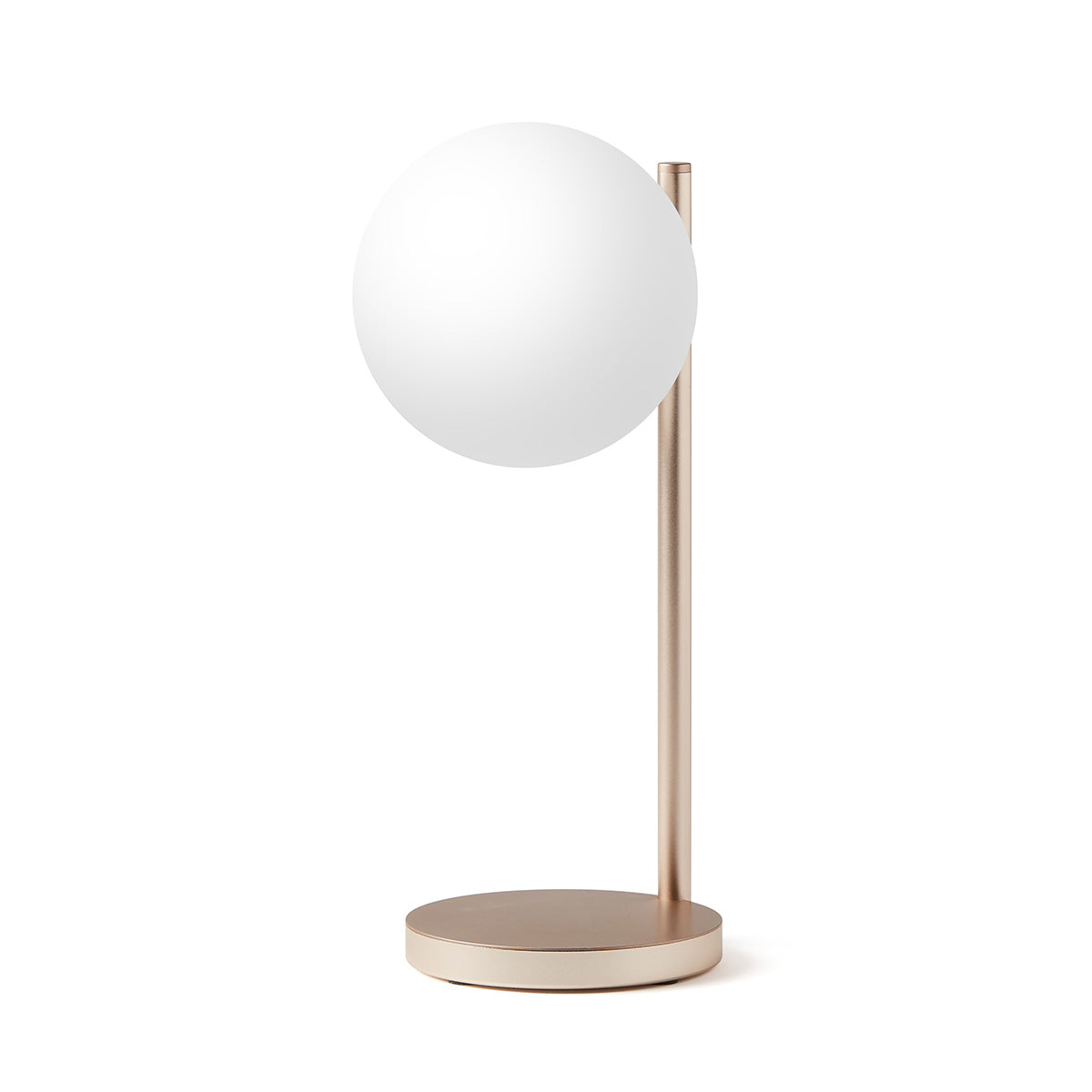 Lampada con stazione di ricarica wireless "Bubble" Lexon oro