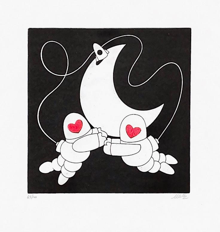 Grafica  di Melkio: "Space Love"
