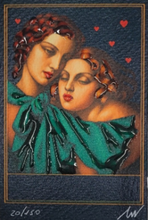 Carica l'immagine nel visualizzatore di Gallery, Grafica montata in pass di Pier: "Amiche come noi"
