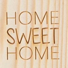 Carica l&#39;immagine nel visualizzatore di Gallery, Casetta in ceramica con scatolina in legno &quot;Home sweet home&quot;
