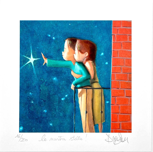 Grafica di Diego Santini "La nostra stella!"