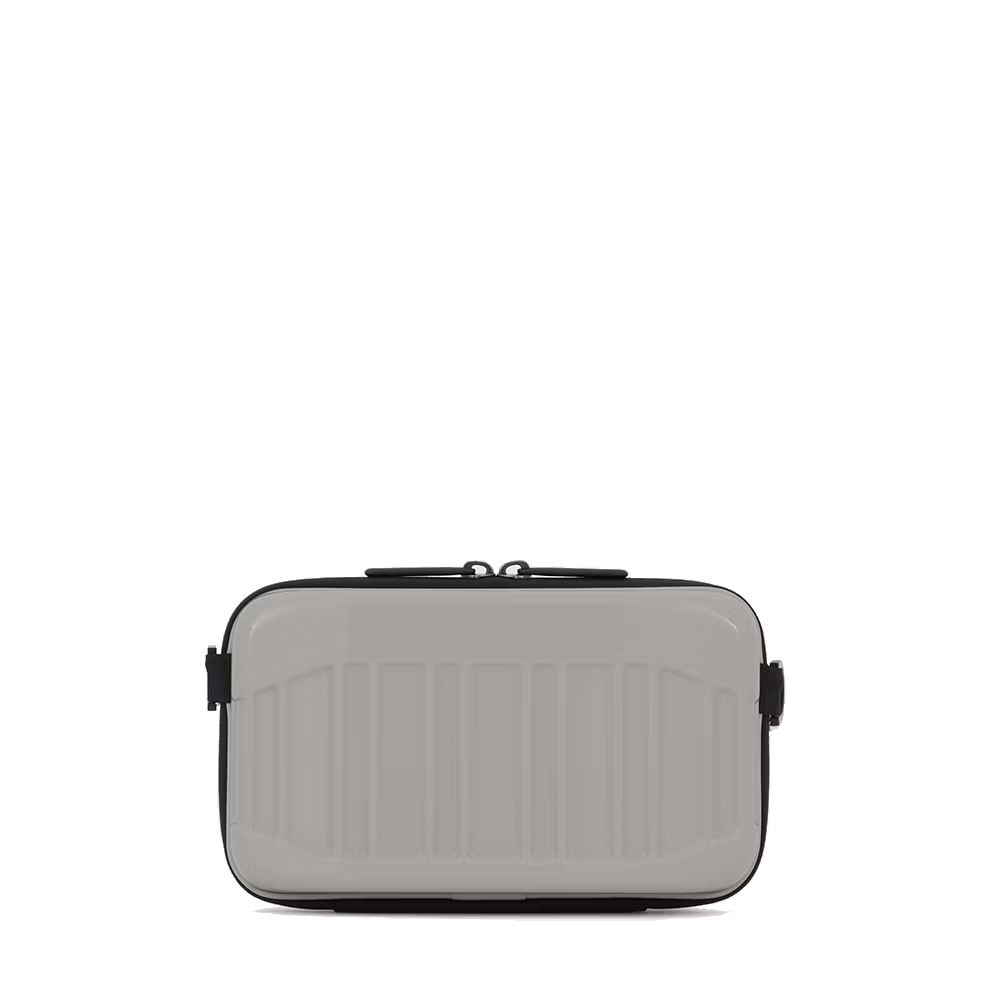 Beauty rigido con tracolla crossbody "Personal case PQ-Light"  grigio