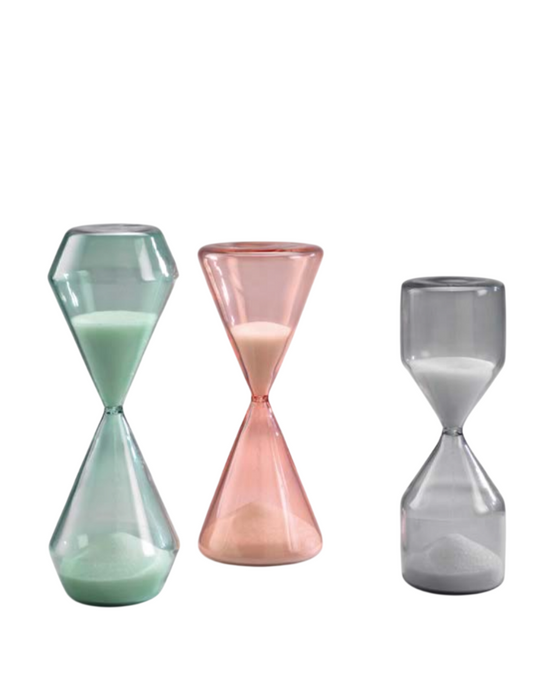 Clessidra in vetro colorato "Colours" (disponibile in tre varianti)