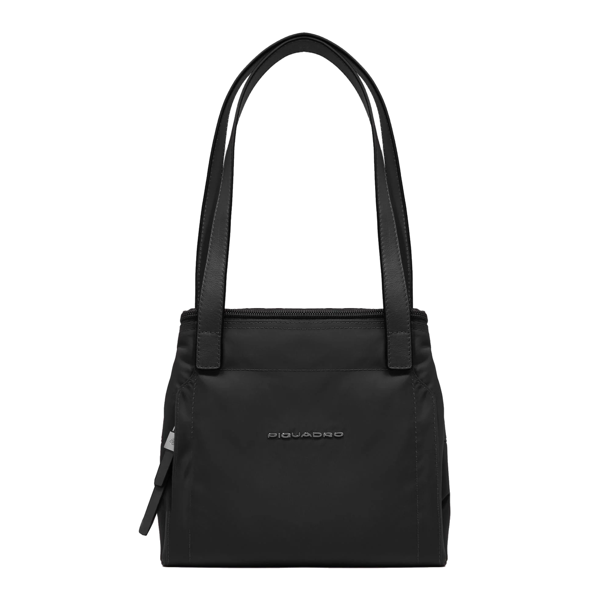 Borsa donna porta pc 15,6" pieghevole in tessuto e pelle Piquadro