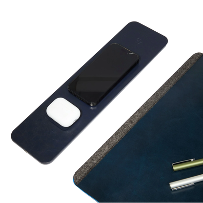 Sottomano avvolgibile in pelle con stazione ricarica wireless 15W Bluesquare Piquadro